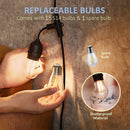SL102 LED Dimmable Smart Bistro String Lights Outdoor Weatherproof 12V Edison Bulbs