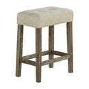 1 Traditional Breakfast Dining Table Set with 2 Stools for Apartment