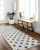 Bede Washable Swiss Cross Rug - 9x12 Clearance