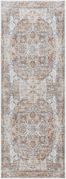 Rust Hera Washable Area Rug - Clearance
