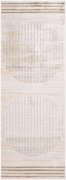 Thad Beige Washable Area Rug