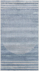 Thad Blue Washable Area Rug - Clearance