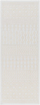 Drago White Washable Area Rug