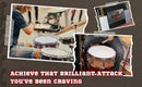 Snare Drum Set by GRIFFIN - Includes Snare Stand, 2 Pairs of Maple Drum Sticks & Drum Key | Wood Shell Drum Set, Chrome Holder Acoustic Marching Percussion Musical Instrument Practice Package