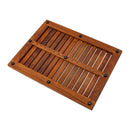 Juno Oiled Teak Shower and Bath Mat with Frame 23.6″ x 17.7″