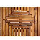 Denver Oiled Double Framed Teak Shower and Bath Mat 39" x 19"
