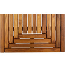 Denver Oiled Double Framed Teak Shower and Bath Mat 39" x 19"