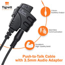 SMC cable (Shoot, Move, Communicate) Baofeng, Yaesu radios to Auxiliary Port for Electronic Earmuffs