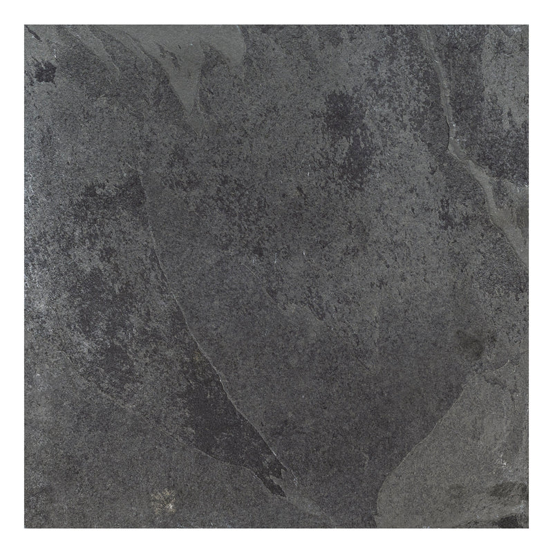 Montauk lack 16 in x 16 in gauged slate floor and wall tile SMONBLK1616G product shot tile view