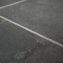 Montauk black 24 in x 24 in gauged slate floor and wall tile SMONBLK2424G product shot closeup view