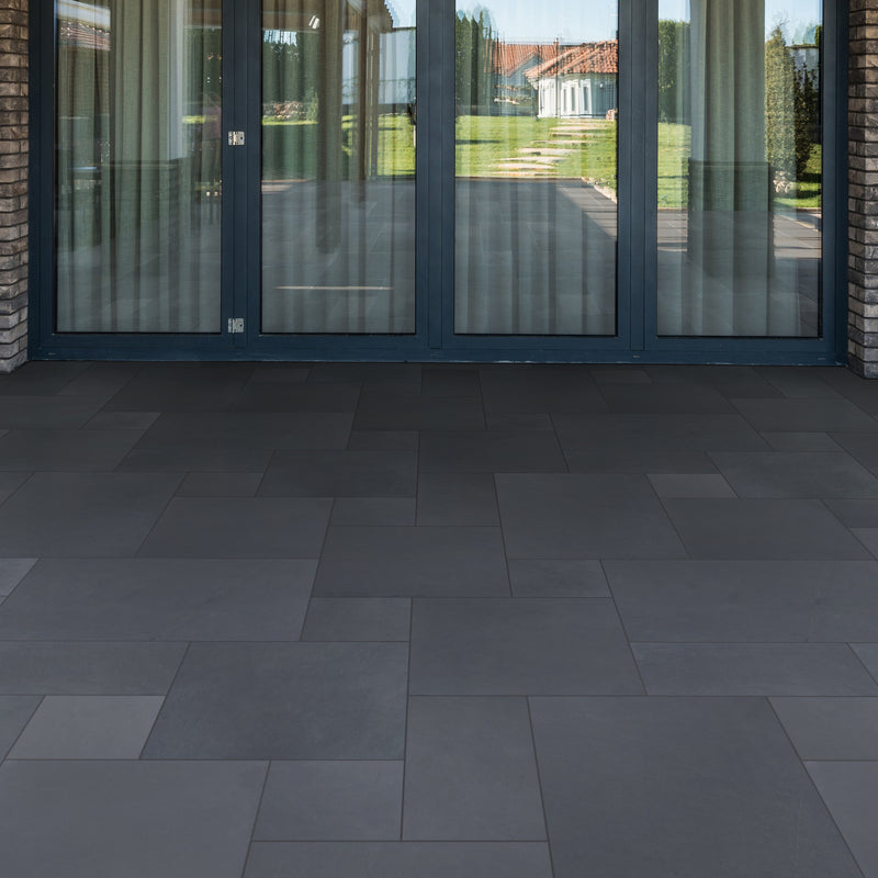 Montauk Blue Gauged Slate Floor and Wall Tile - MSI Collection outdoor view