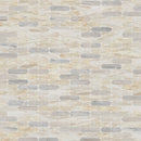 Angora Ellipse 12"x12" Polished Marble Mosaic Floor and Wall Tile - MSI Collection