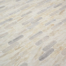 Angora Ellipse 12"x12" Polished Marble Mosaic Floor and Wall Tile - MSI Collection