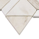 Angora Floralis 11"x12" Polished Marble Mosaic Floor and Wall Tile - MSI Collection