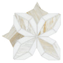 Athena Gold Estrella 10"x10" Polished Marble Mosaic Floor and Wall Tile - MSI Collection
