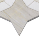 Athena Gold Estrella 10"x10" Polished Marble Mosaic Floor and Wall Tile - MSI Collection