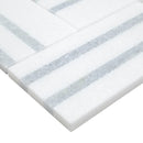 Azula Linea 8"x13" Polished Marble Mosaic Floor and Wall Tile - MSI Collection