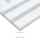 Azula Linea 8"x13" Polished Marble Mosaic Floor and Wall Tile - MSI Collection
