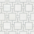 Bianco Dolomite Alana 11"x13" Polished Marble Mosaic Floor and Wall Tile - MSI Collection