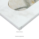 Bianco Dolomite Moderno 12"x12" Polished Marble Mosaic Floor and Wall Tile - MSI Collection