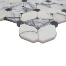 Cecily Lilac 11"x12" Polished Marble Mosaic Floor and Wall Tile - MSI Collection