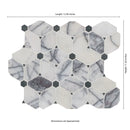 Cecily Lilac 11"x12" Polished Marble Mosaic Floor and Wall Tile - MSI Collection