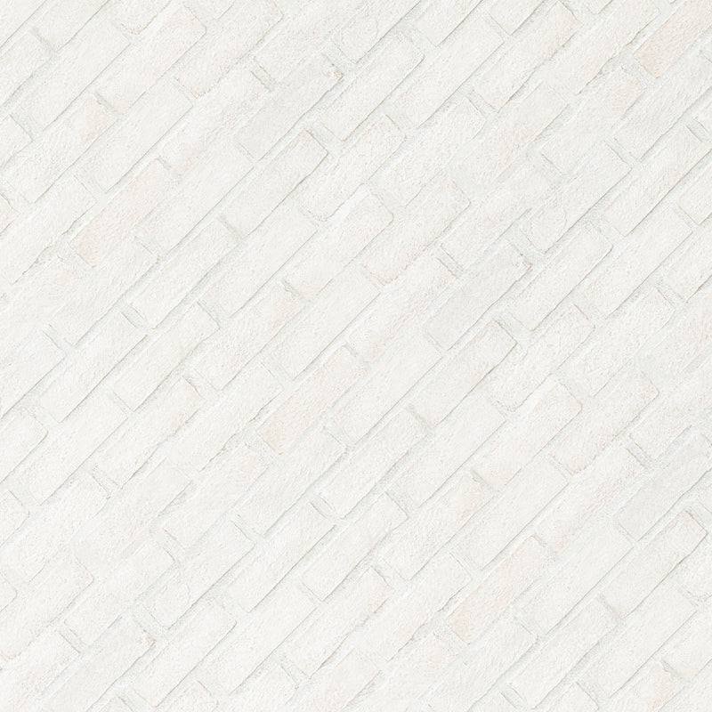 Alpine White 2.64''x7.89'' Clay Brick Tile - MSI Collection product shot angle view