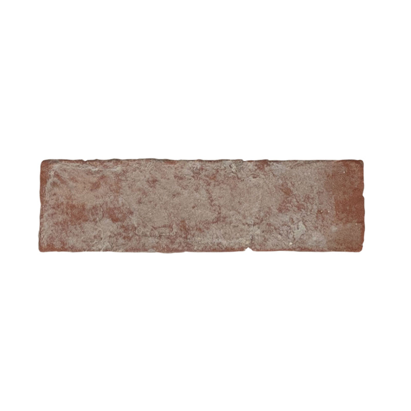Noble Red 2.64"x7.89" Clay Brick Tile - MSI Collection product shot corner view