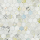 Cloudland Hexagon 12"x12" Polished Marble Mosaic Floor And Wall Tile - MSI Collection