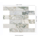 Coronado 12"x12" Honed Marble Subway Mosaic Floor and Wall Tile - MSI Collection