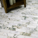 Coronado 12"x12" Honed Marble Subway Mosaic Floor and Wall Tile - MSI Collection