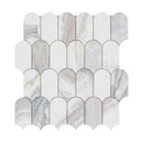 Edessa Scallop 12"x13" Polished Marble Mosaic Floor and Wall Tile - MSI Collection