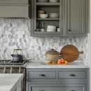 Edessa Scallop 12"x13" Polished Marble Mosaic Floor and Wall Tile - MSI Collection