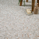 Briar Rosa Pennyround 12"x12" Matte Glass Floor and Wall Tile - MSI Collection