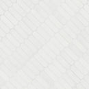 Bianco Glossy Ellipse 12"x12" Glossy Glass Mosaic Wall Tile - MSI Collection