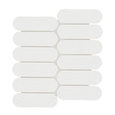 Bianco Glossy Ellipse 12"x12" Glossy Glass Mosaic Wall Tile - MSI Collection