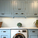 Bianco Glossy Ellipse 12"x12" Glossy Glass Mosaic Wall Tile - MSI Collection