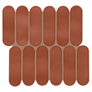 Terra Ellipse 12"x12" Glossy Glass Mosaic Wall Tile - MSI Collection