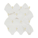 Citadel Gold Trident 10"x12" Matte Glass Mosaic Floor and Wall Tile - MSI Collection