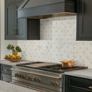 Citadel Gold Trident 10"x12" Matte Glass Mosaic Floor and Wall Tile - MSI Collection