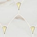 Citadel Gold Trident 10"x12" Matte Glass Mosaic Floor and Wall Tile - MSI Collection