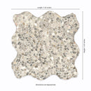 Ivory White Mini Pebble 12"x12" Tumbled Marble Mosaic Floor and Wall Tile - MSI Collection
