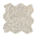 Ivory White Mini Pebble 12"x12" Tumbled Marble Mosaic Floor and Wall Tile - MSI Collection