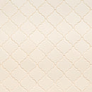 Antique white arabesque 10.83X15.5 glazed ceramic mesh mounted mosaic wall tile SMOT-PT-AW-ARABESQ product shot angle view