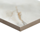 Calacatta Gold 4"x12" Matte Porcelain Subway Floor and Wall Tile - MSI Collection profile view