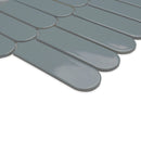 Cielo Azul Scallop 12"x12" Glossy Porcelain Mosaic Floor and Wall Tile - MSI Collection