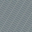 Cielo Azul Scallop 12"x12" Glossy Porcelain Mosaic Floor and Wall Tile - MSI Collection