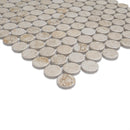 Myrtle Sands Round 11"x13" Matte Porcelain Mosaic Floor and Wall Tile - MSI Collection