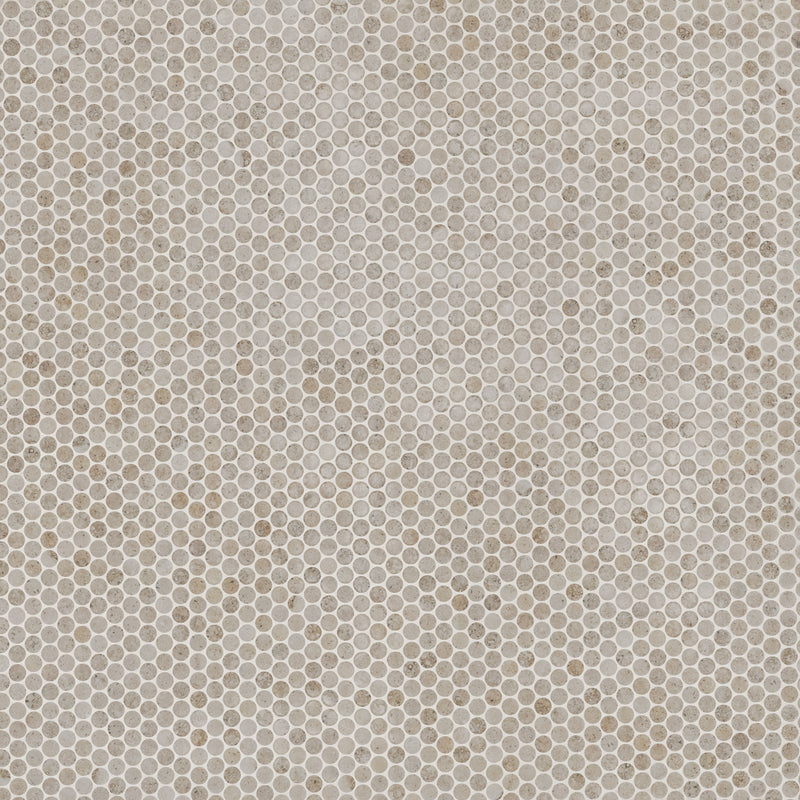 Myrtle Sands Round 11"x13" Matte Porcelain Mosaic Floor and Wall Tile - MSI Collection