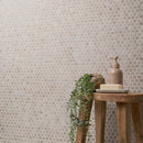 Myrtle Sands Round 11"x13" Matte Porcelain Mosaic Floor and Wall Tile - MSI Collection